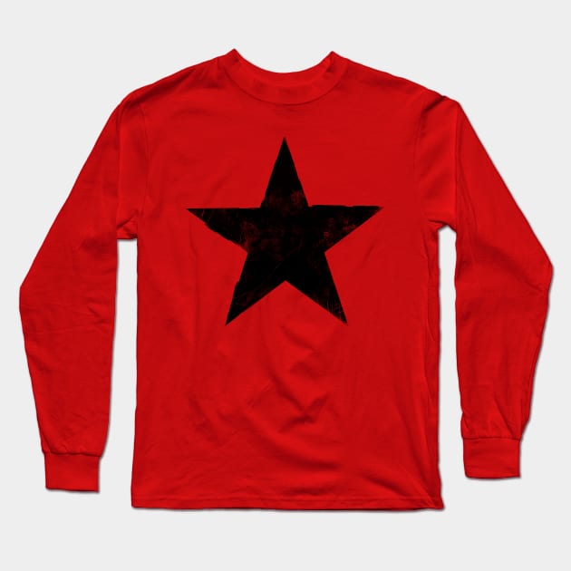 Grunge Star Long Sleeve T-Shirt by Kotolevskiy